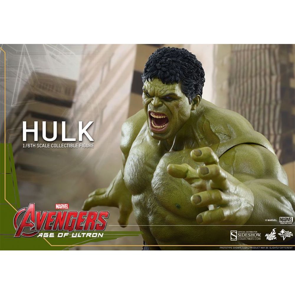 Action Figure Hulk: Vingadores Era de Ultron (Age of Ultron) Escala 1/6 (MMS286) - Hot Toys - CDL