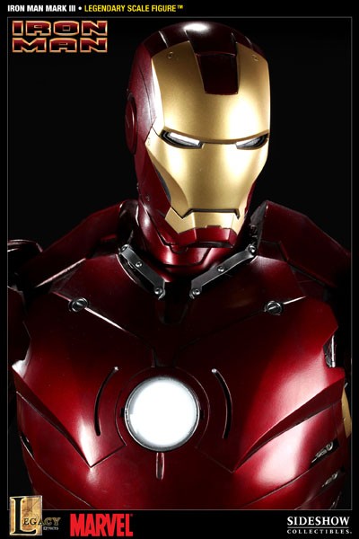 Iron Man: Mark III Legendary Scale Estátua - Sideshow (Produto Exposto)