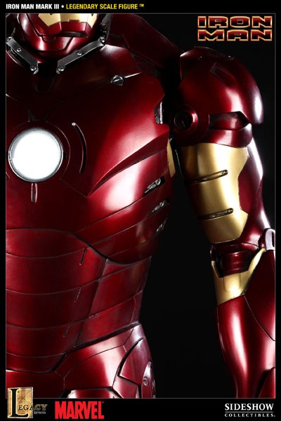 Iron Man: Mark III Legendary Scale Estátua - Sideshow (Produto Exposto)