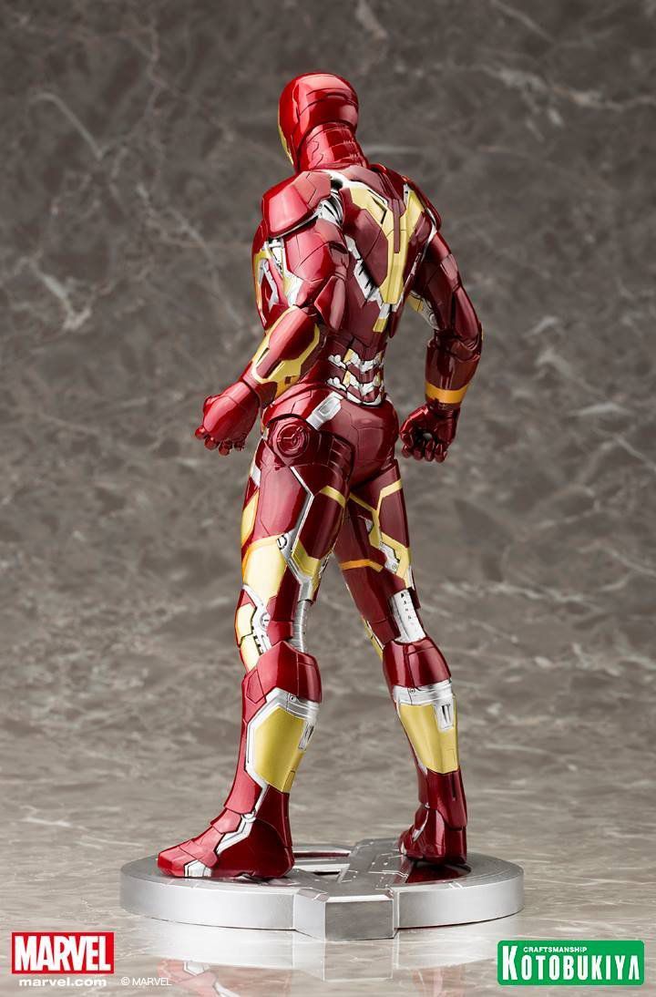 Estátua Homem de Ferro (Iron Man) Mark XLIII: Vingadores: Era de Ultron ArtFX Statue Escala 1/6 - Kotobukiya - CD