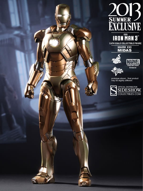 Iron Man (Homem de Ferro) Midas Mark XXI (Versão Exclusiva) - Sideshow