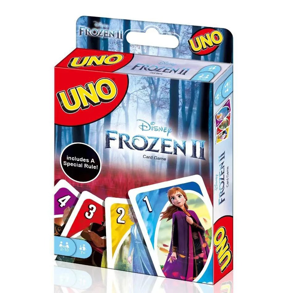 Jogo de Carta Card Game Uno: Frozen 2 II Filme Black Friday - MKP