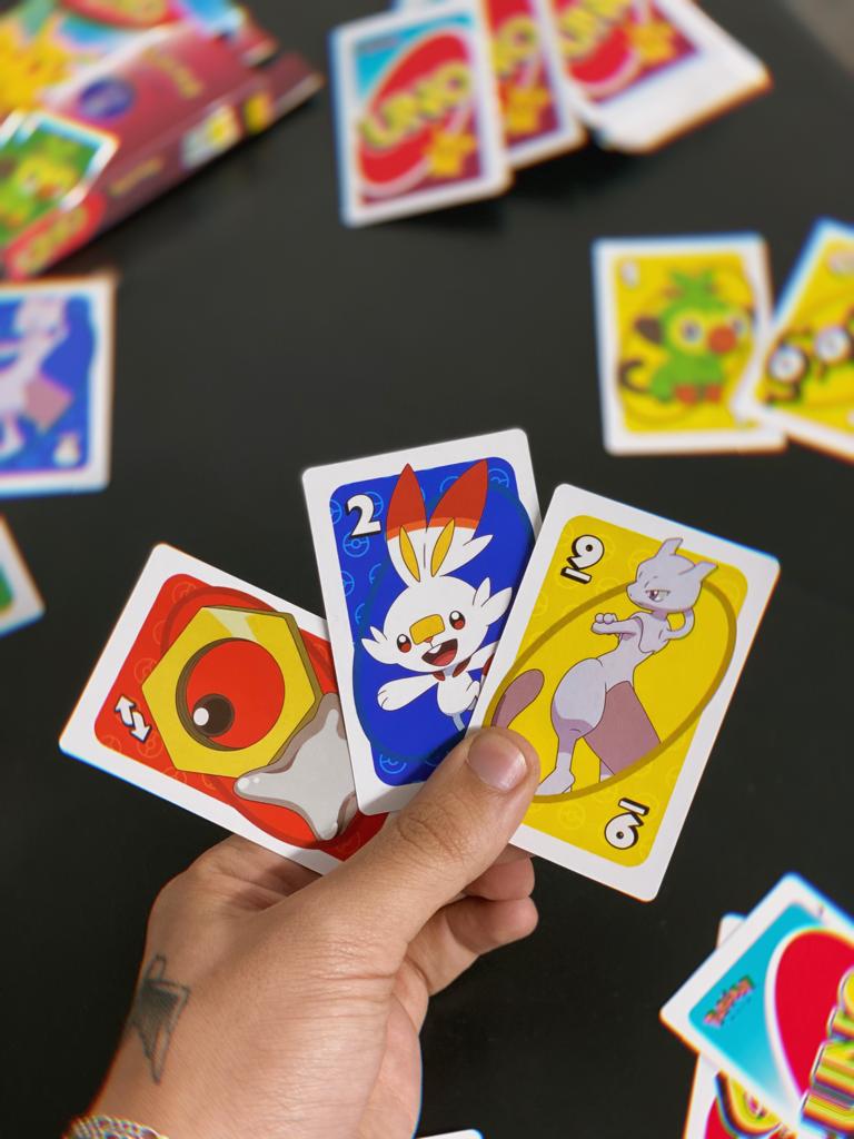 Jogo de Carta Card Game Uno Pokémon - Mattel Games - MKP