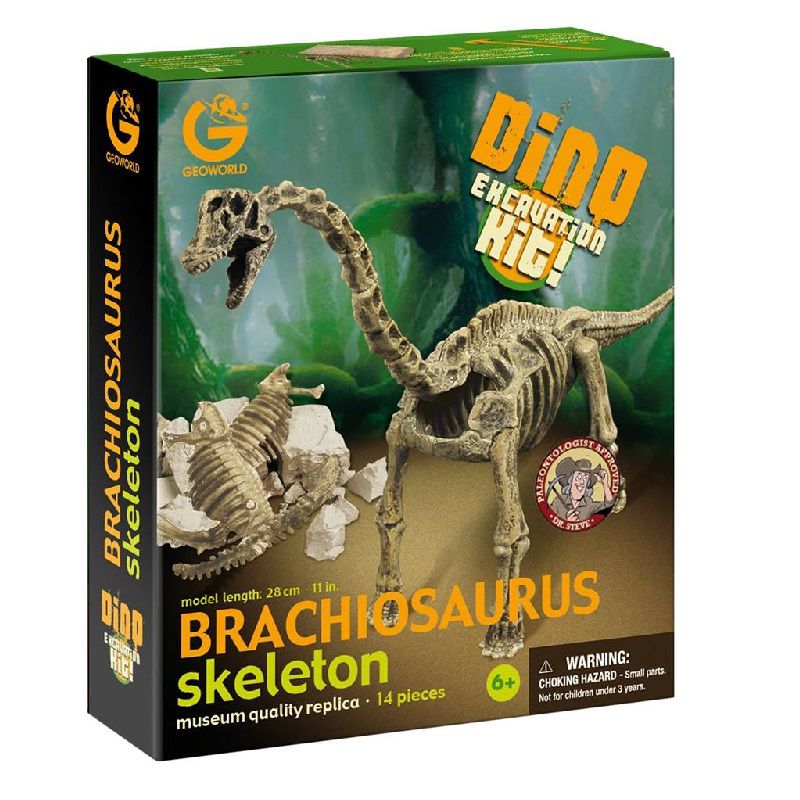 Kit Escavação Dinossauro Brachiosaurus - Geoworld