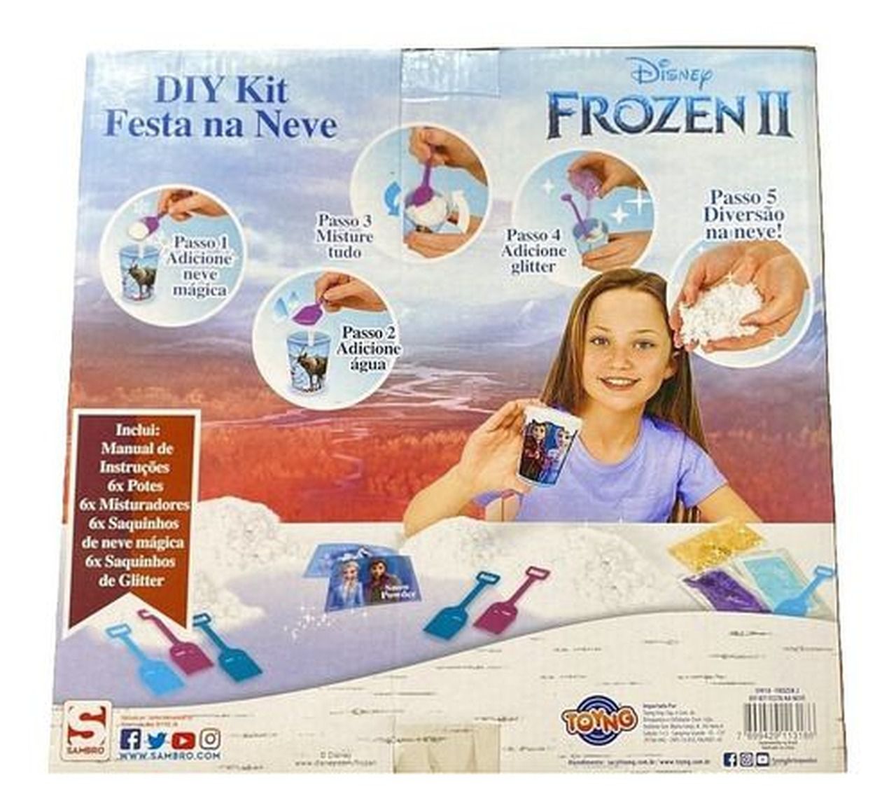 Kit Festa na Neve (DIY) Frozen II (Diversão na Neve) - Toyng