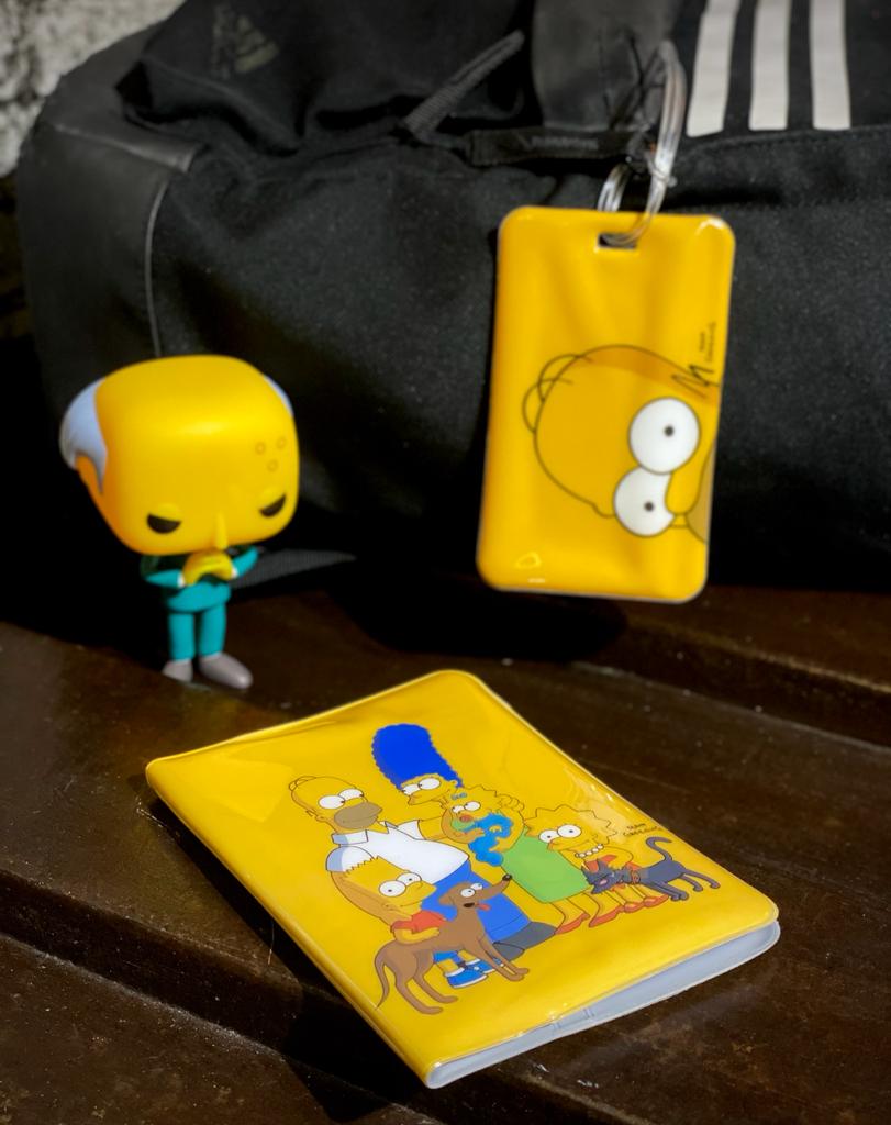 Kit Viagem TAG e Passaporte "Família Simpsons": Os Simpsons - Zona Criativa