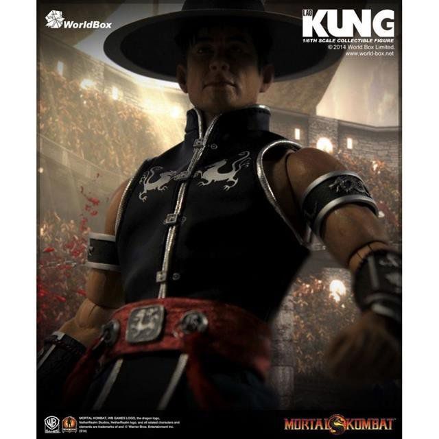 Action Figure Kung Lao: Mortal Kombat (Escala 1/6) - Worldbox