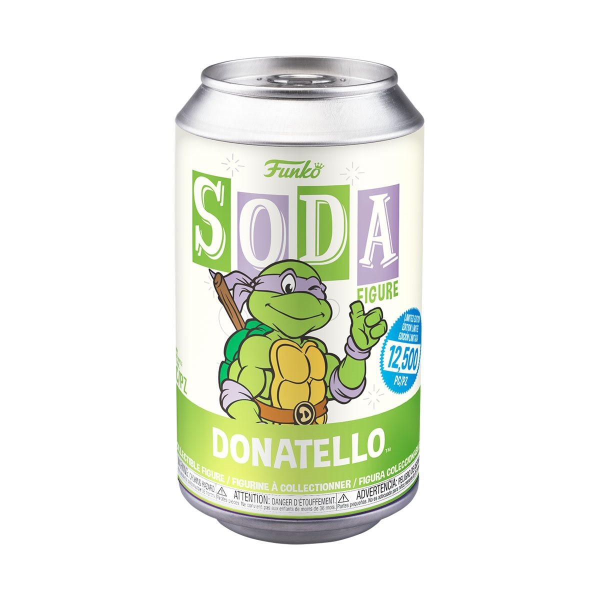 PRÉ VENDA: Lata Pop! Donatello : Tartarugas Ninjas - TMNT Vinyl Soda: ( Edição Limitada) - Funko