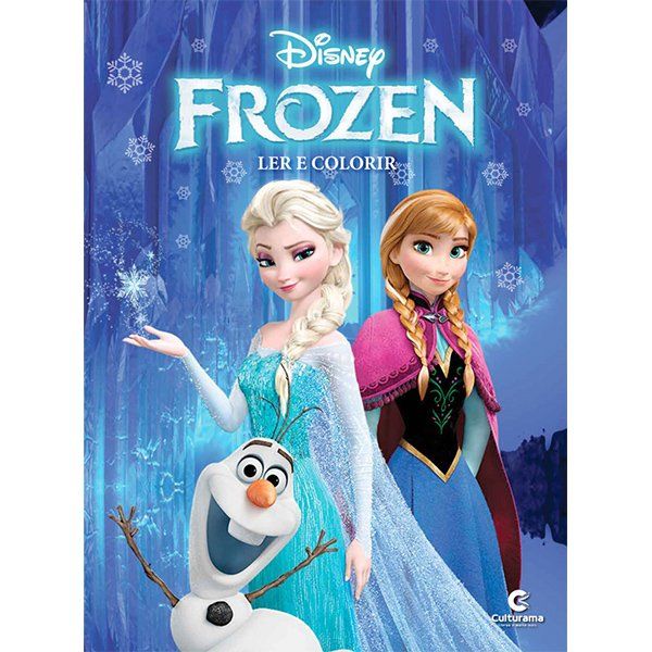 Livro Ler e Colorir Frozen: Disney - (Grande)