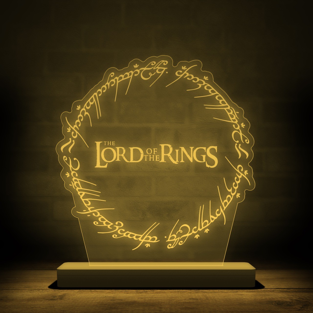 Luminária/Abajur: Senhor dos Aneis: The Lord Of The Rings - EV