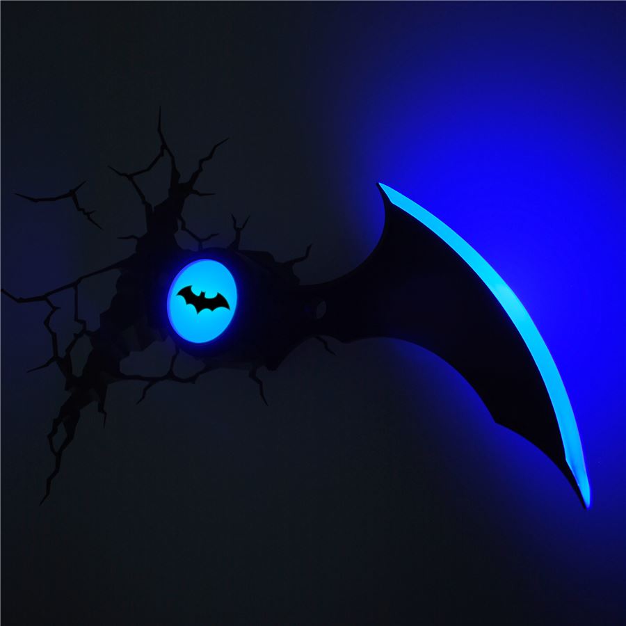 Luminária Batarang - 3D ligtht FX