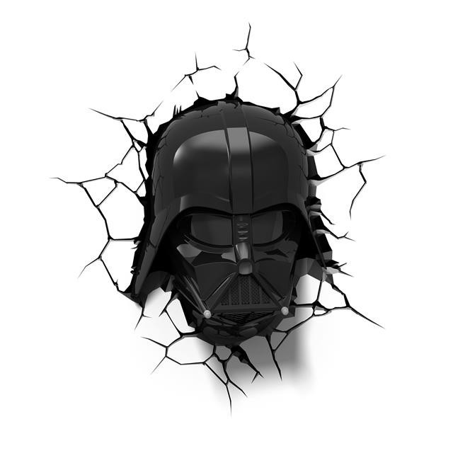 Luminária Star Wars Máscara Darth Vader - 3D ligtht FX