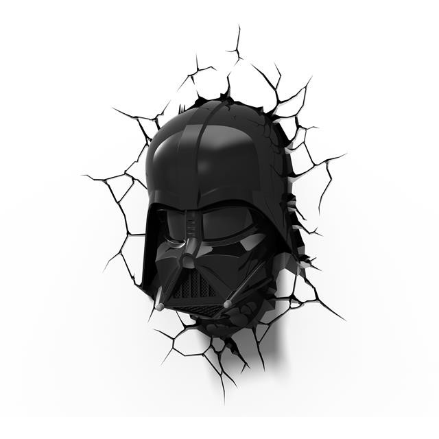 Luminária Star Wars Máscara Darth Vader - 3D ligtht FX