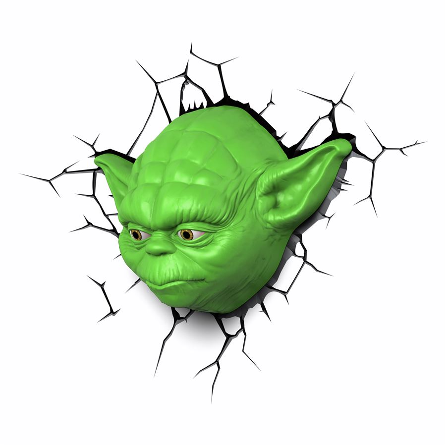 Luminária Star Wars Yoda - 3D ligtht FX