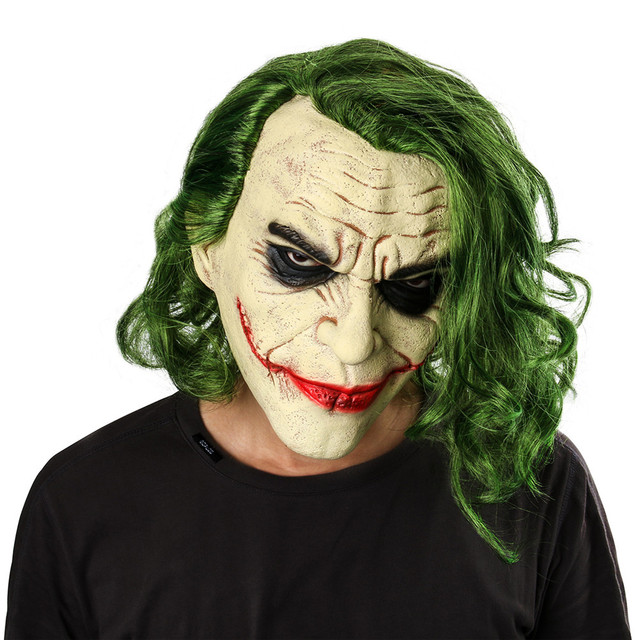 Mascara de Látex Coringa: The Joker com Rosto Amarelado Cosplay Halloween Batman - MKP