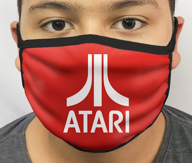 Máscara de Tecido Personalizada Atari Lavável Reutilizável - EV