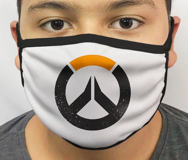 Máscara de Tecido Personalizada Overwatch Reutilizável - EV