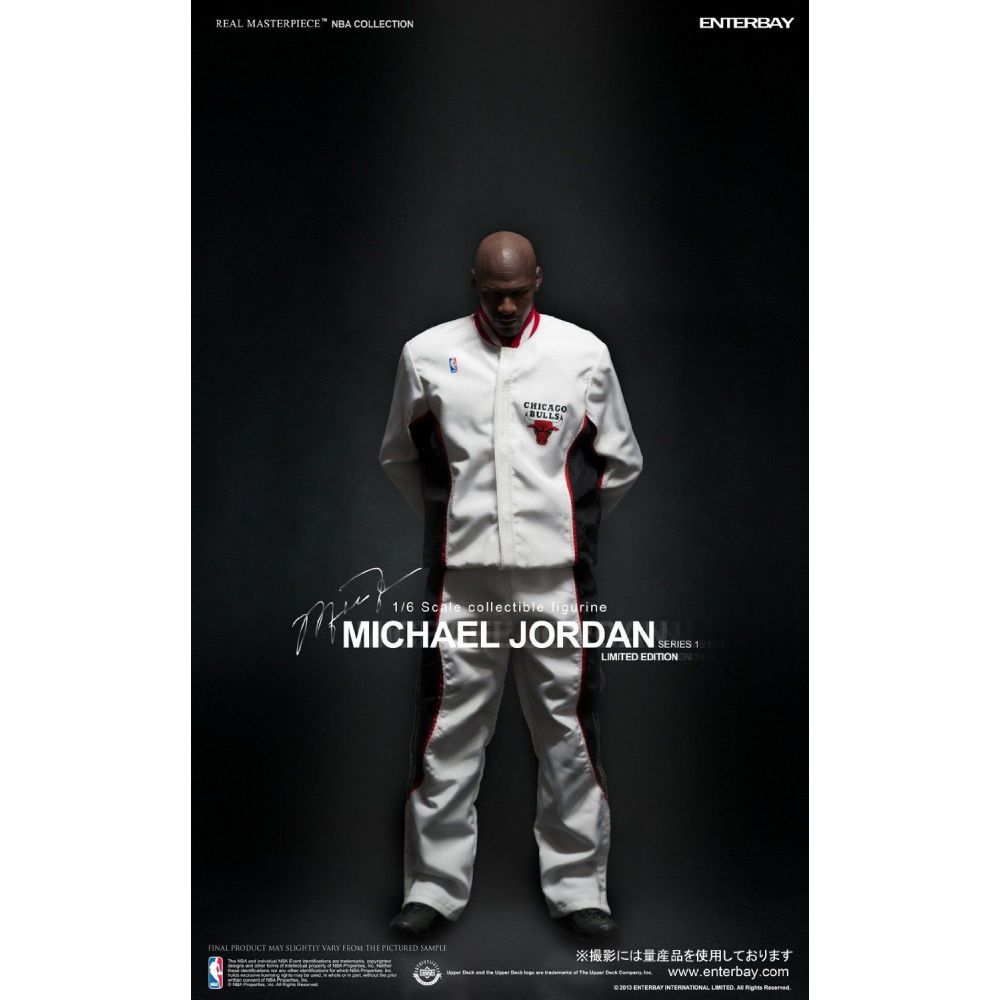 Action Figure Michael Jordan Serie 1 "Im Back" #45 Home Version Limited Edition Escala 1/6 Masterpiece - Enterbay