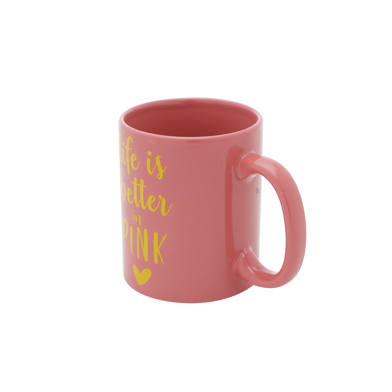  Caneca de Porcelana: '' Life is Better in Pink ''  Penelope Chamosa - Urban