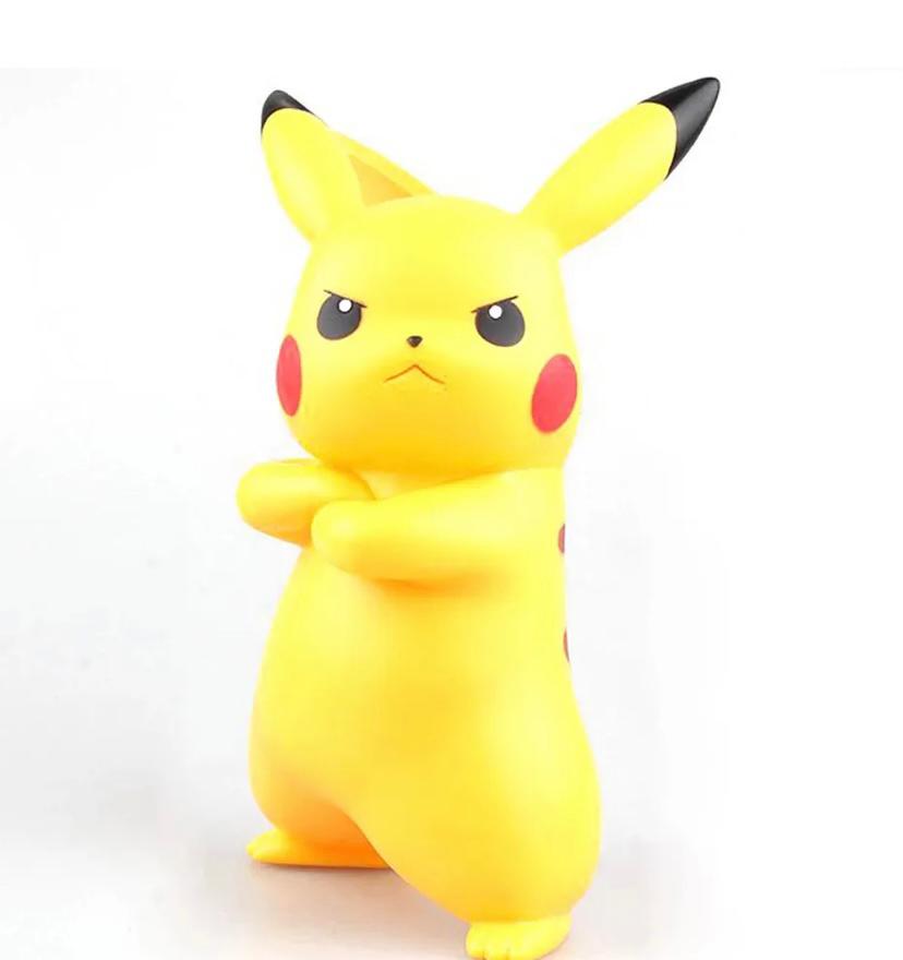 Figura Estátua Pikachu Irritado Pokémon 18 cm