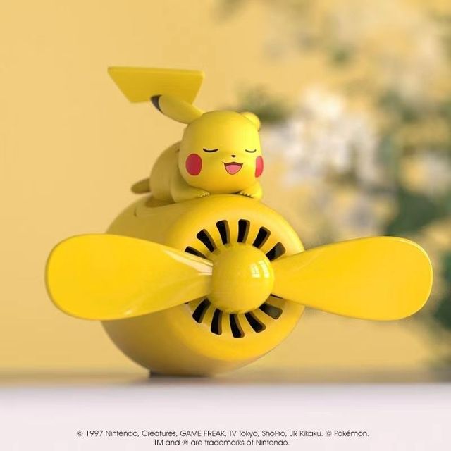Mini Ventilador Refrescante Aromaterapia Saída De Ar Personagem Pikachu: Pokémon - MKP