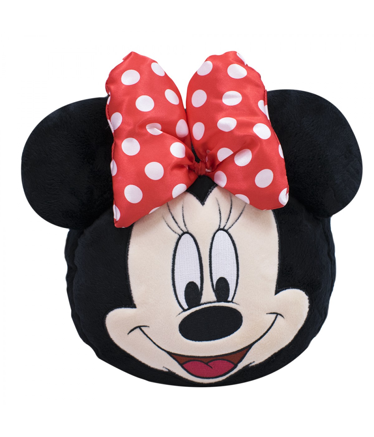 Mochila Bolsa Pelúcia Rosto Minnie Mouse: Mickey e Minnie - Disney