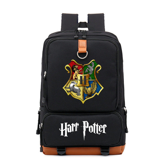 Mochila College Hogwarts Todas as Casas: Harry Potter (Preta) - MKP