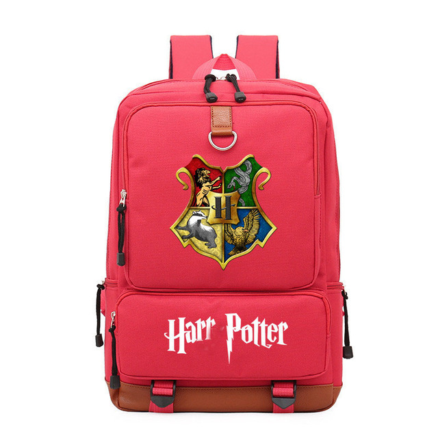 Mochila College Hogwarts Todas as Casas: Harry Potter (Vermelha) - MKP