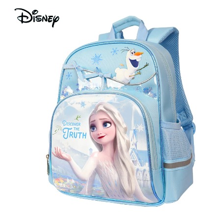 Mochila Escolar Infantil Elsa e Olaf: Frozen - Azul - Disney - MKP