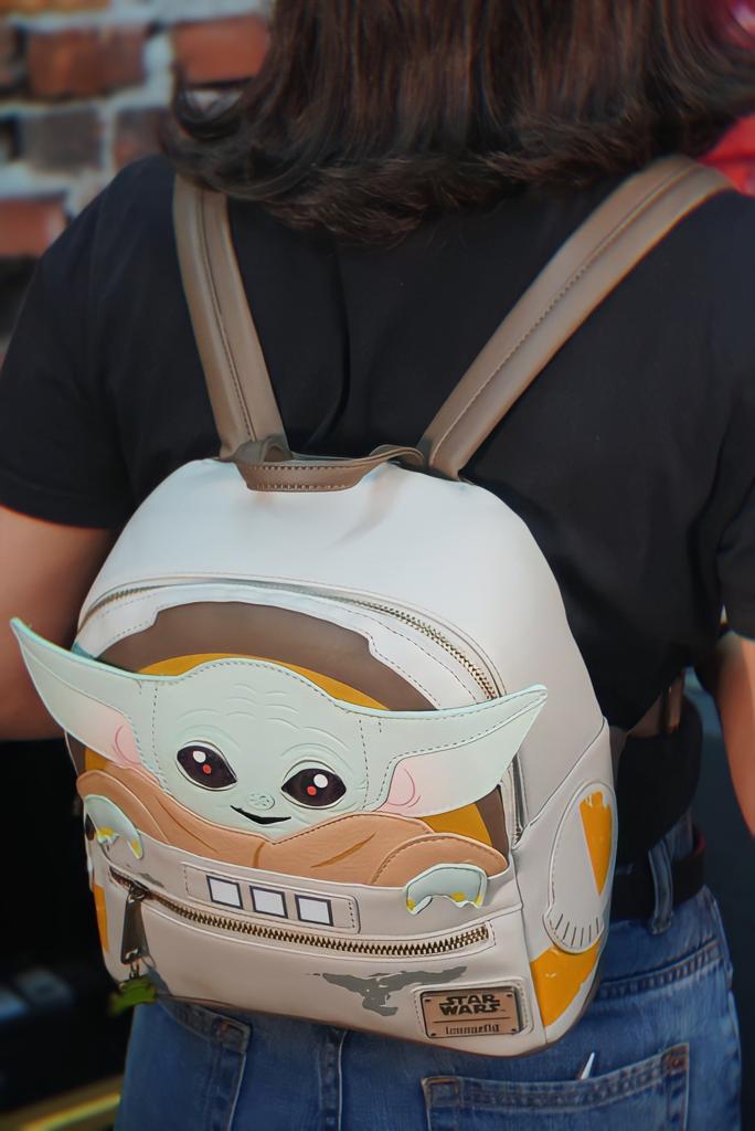 Mochila Grogu Baby Yoda The Child: O Mandaloriano The Mandalorian Star Wars - Disney+