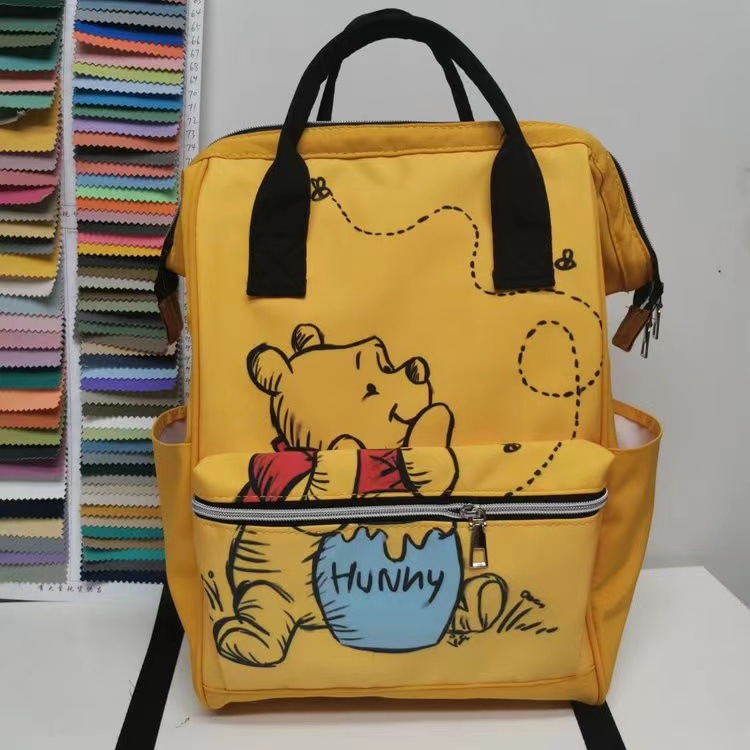 Mochila Infantil de Couro Pooh: O Ursinho Pooh Disney Amarela - MKP