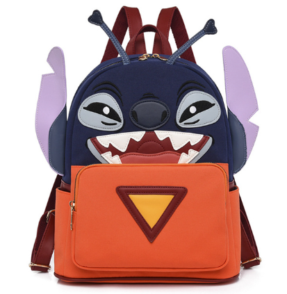 Mochila Infantil de Couro Stitch: Lilo & Stitch Disney - MKP