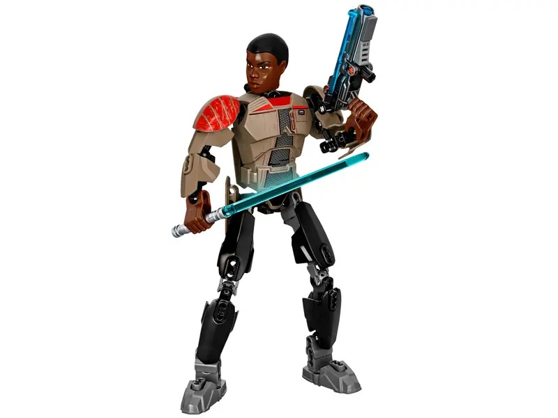 Model Kit Réplica Action Figure Finn: Star Wars 98 Peças 26cm Lego Black Friday - MKP