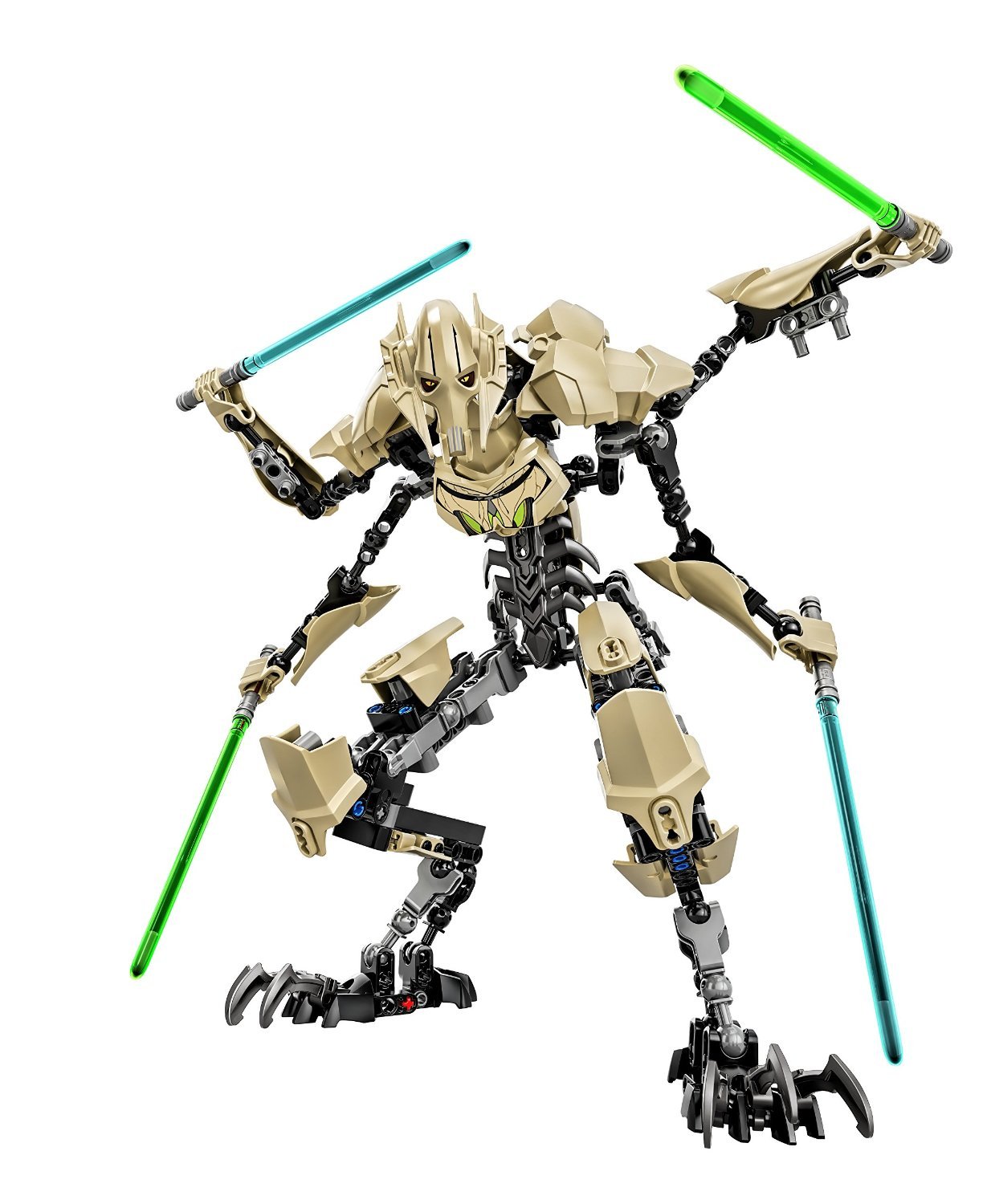 Model Kit Réplica Action Figure General Grievous: Star Wars 26cm 186 Peças Lego Black Friday - MKP