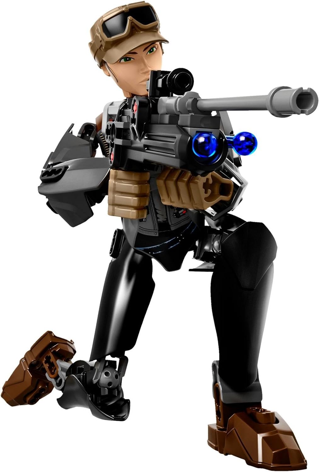 Model Kit Réplica Action Figure Sergeant Jyn Erso: Star Wars 26cm 104 Peças Lego Black Friday - MKP
