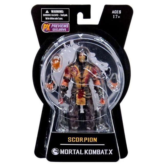 Mortal Kombat X Series 01 Scorpion Bloody Variant PX Previews Exclusive - Mezco