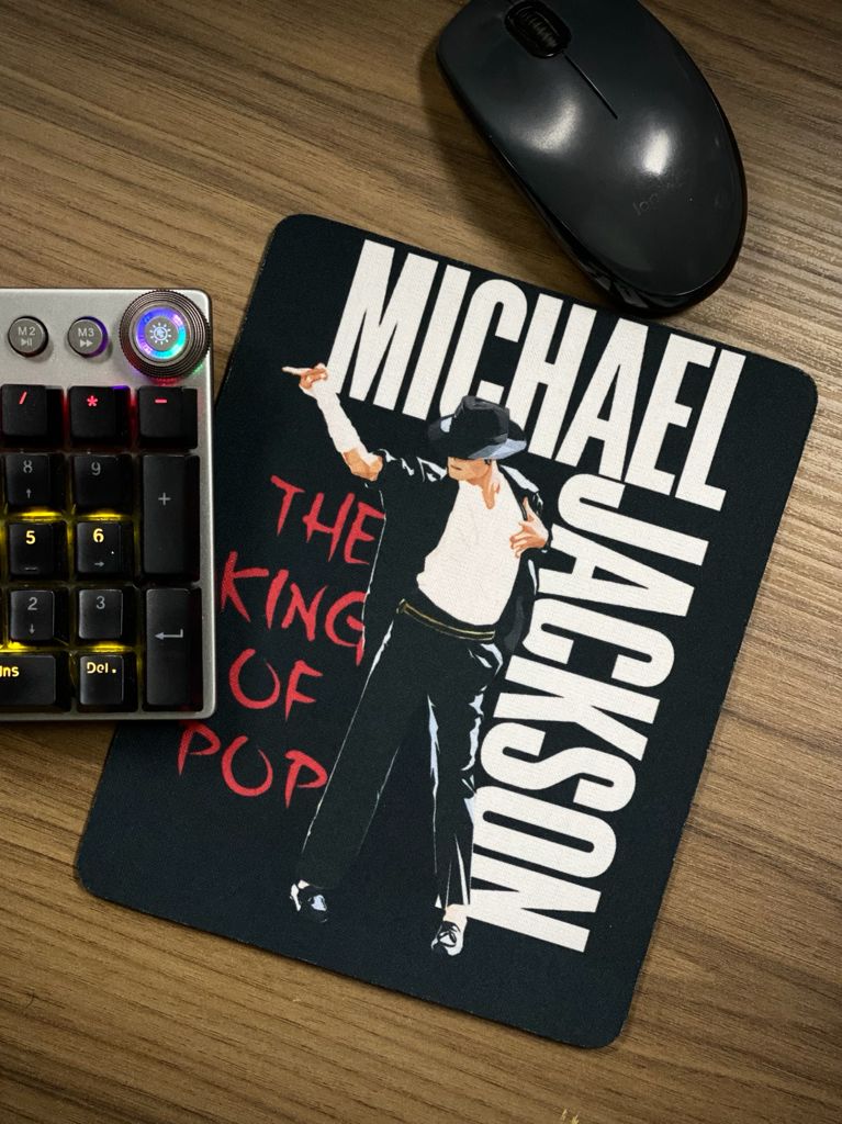 Mousepad Michael Jackson King Of Pop Dance Pose Rei Do Pop