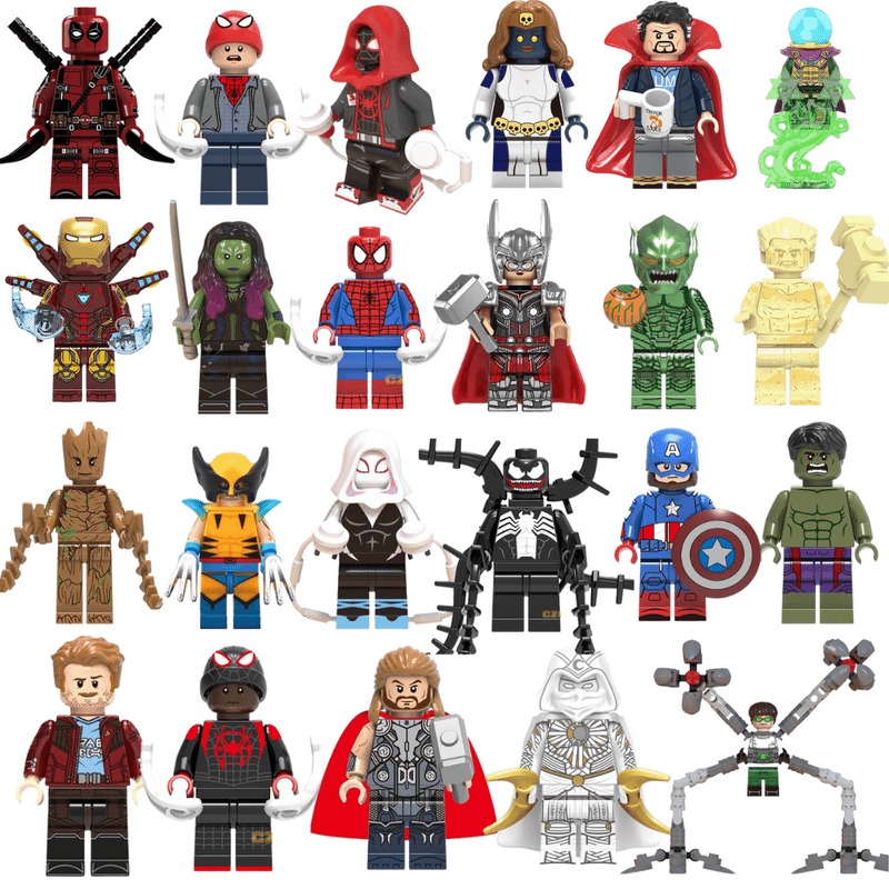 Pack com 20 LEGO Coleção Vingadores Avengers: Sortido Black Friday - MKP