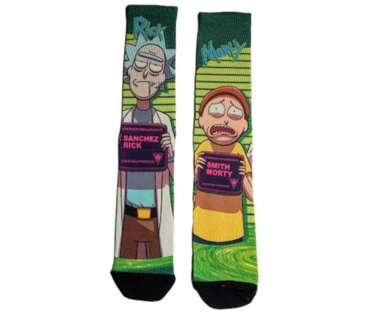 Par de Meias Geek: Rick e Morty (Presos)