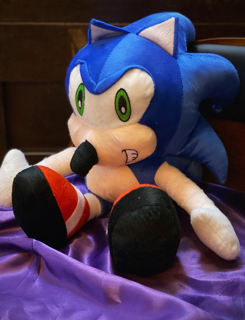 Pelúcia Sonic: Sonic The Hedgehog  45cm