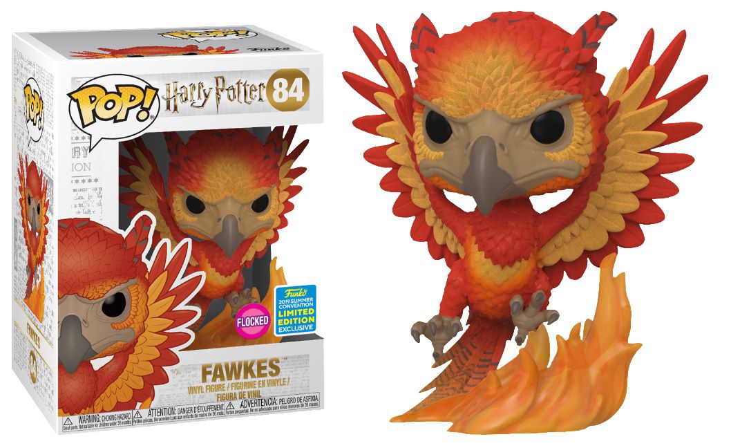 Funko Pop! Phoenix (Fawkes): Harry Potter (Flocked) Exclusive SDCC 2019 #84 - Funko - MKP