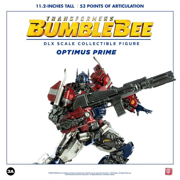 PRÉ VENDA: Action Figure Optimus Prime: Transformers (Bumblebee) DLX Scale - Boneco Colecionável - ThreeA