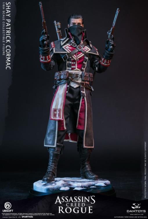 PRÉ VENDA: Action Figure Shay Patrick Cormac: Assassin's Creed Rogue (Escala 1/6) Boneco Colecionável - Damtoys