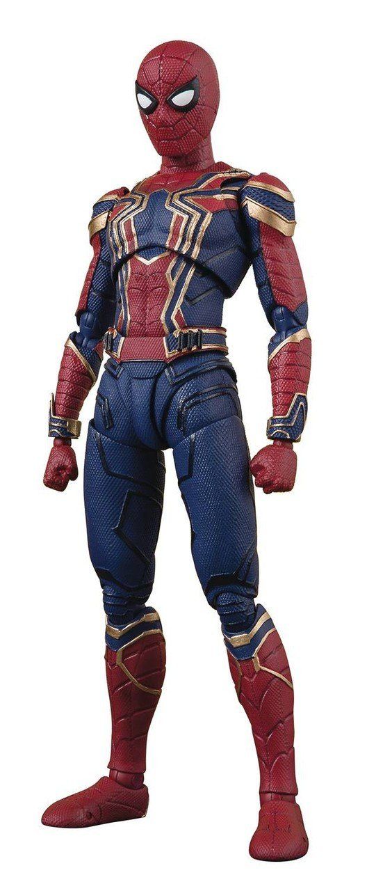 Action Figure Homen-Aranha (Iron Spider And Stage): Vingadores Guerra Infinita (Avengers Infinity War) S.H.Figuarts - Bandai