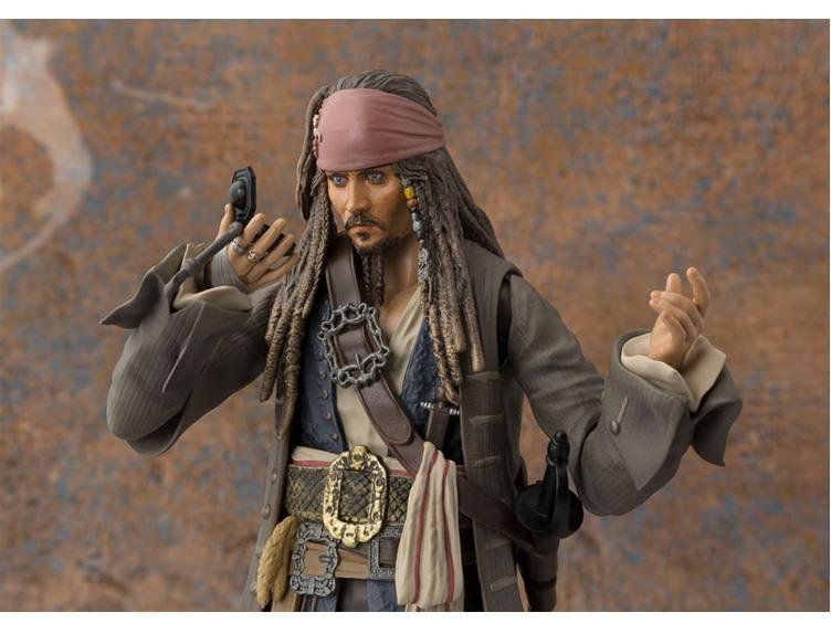 PRÉ VENDA: Boneco Jack Sparrow: Piratas do Caribe: A Vingança de Salazar S.H. Figuarts - Bandai
