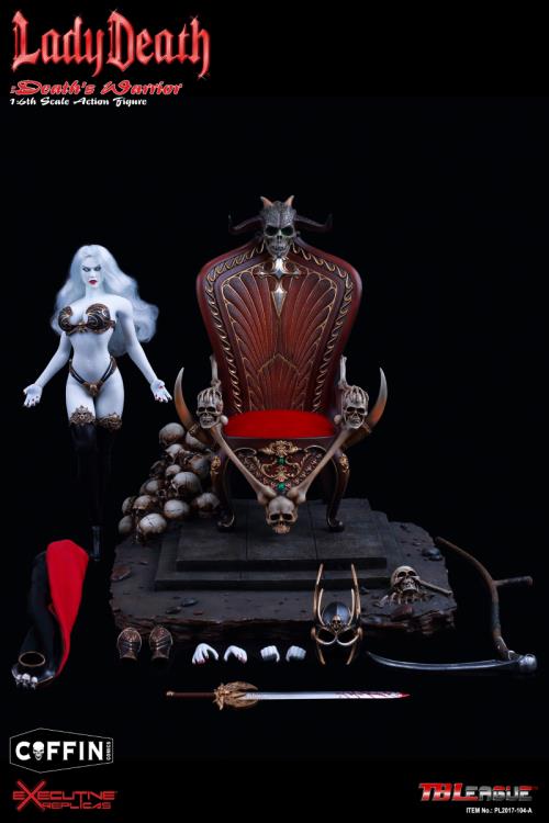 PRÉ VENDA: Boneco Lady Death: Death's Warrior Deluxe Escala 1/6 - TBLeague