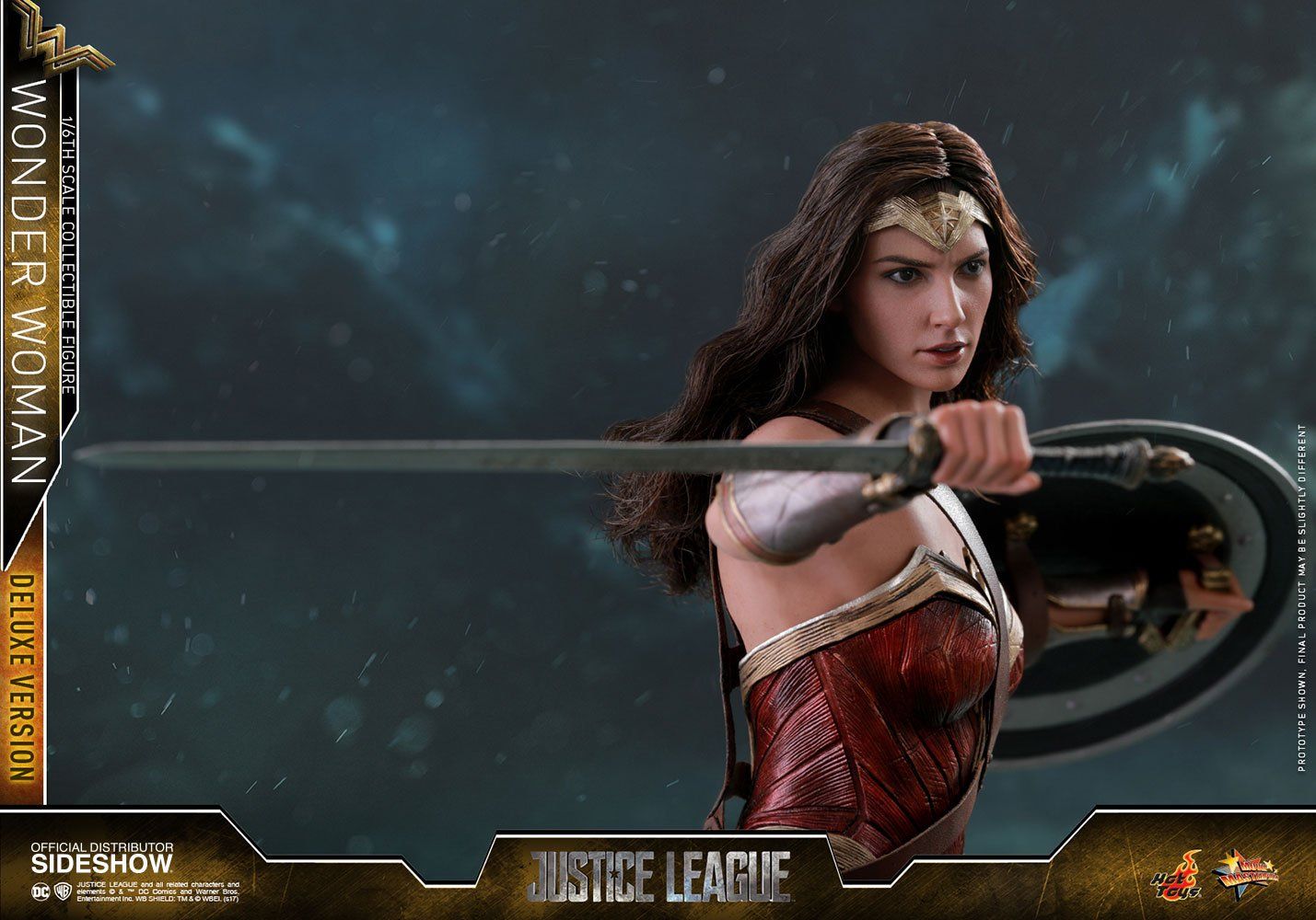 Action Figure Mulher Maravilha Wonder Woman: Liga da Justiça Justice League Dc Comics Deluxe Movie Masterpiece MMS451 1/6 - Hot Toys