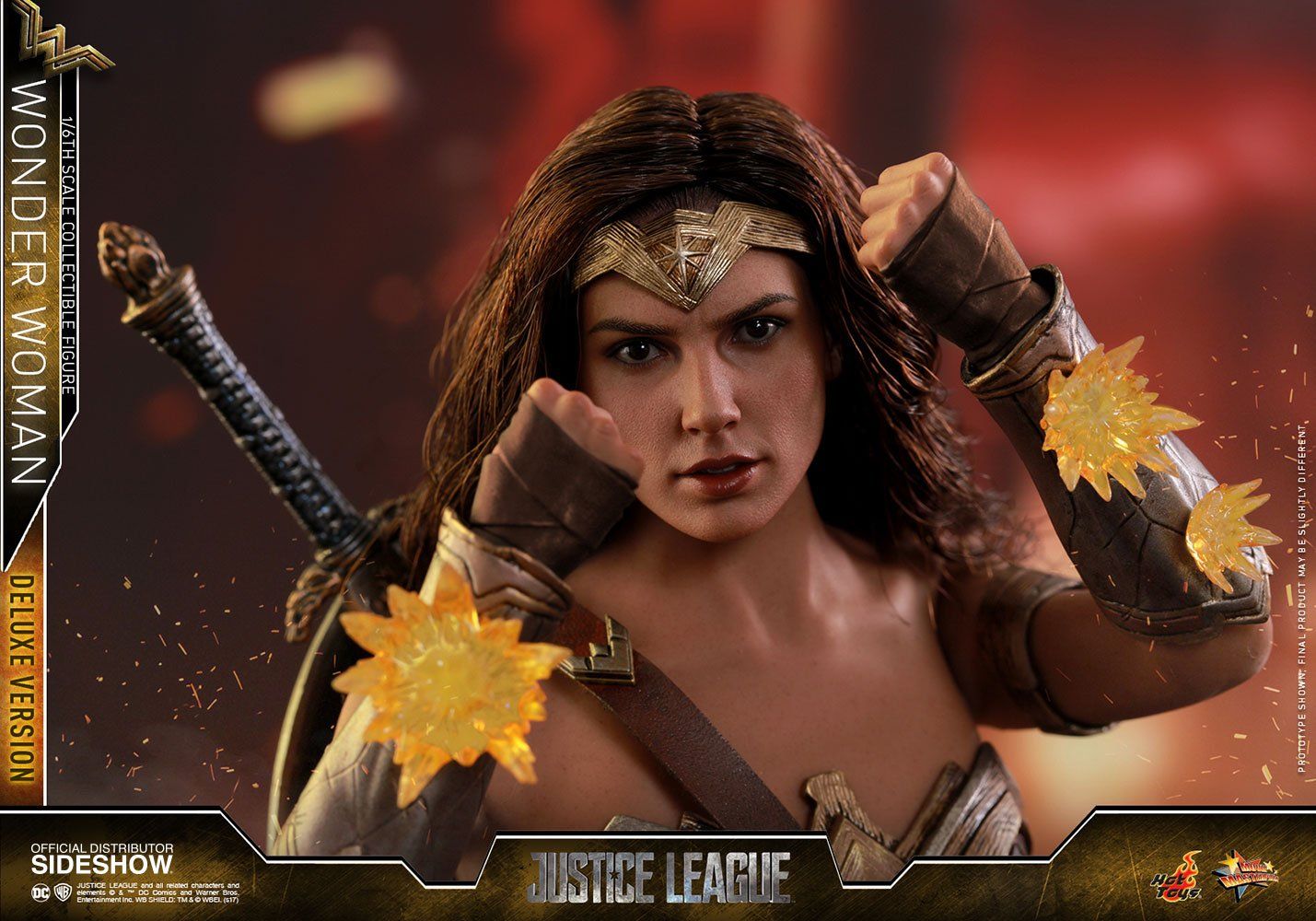 Action Figure Mulher Maravilha Wonder Woman: Liga da Justiça Justice League Dc Comics Deluxe Movie Masterpiece MMS451 1/6 - Hot Toys