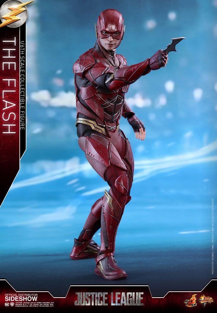 Action Figure The Flash: Liga da Justiça (Justice League) MMS448 (Escala 1/6) - Hot Toys