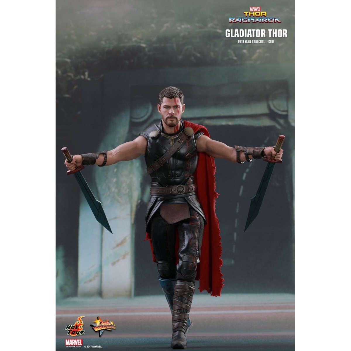Action Figure Thor Gladiador (Gladiator): Thor Ragnarok Escala 1/6 MMS444 - Hot Toys